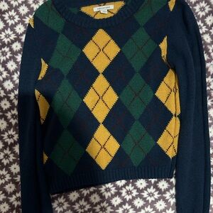 american eagle argyle sweater